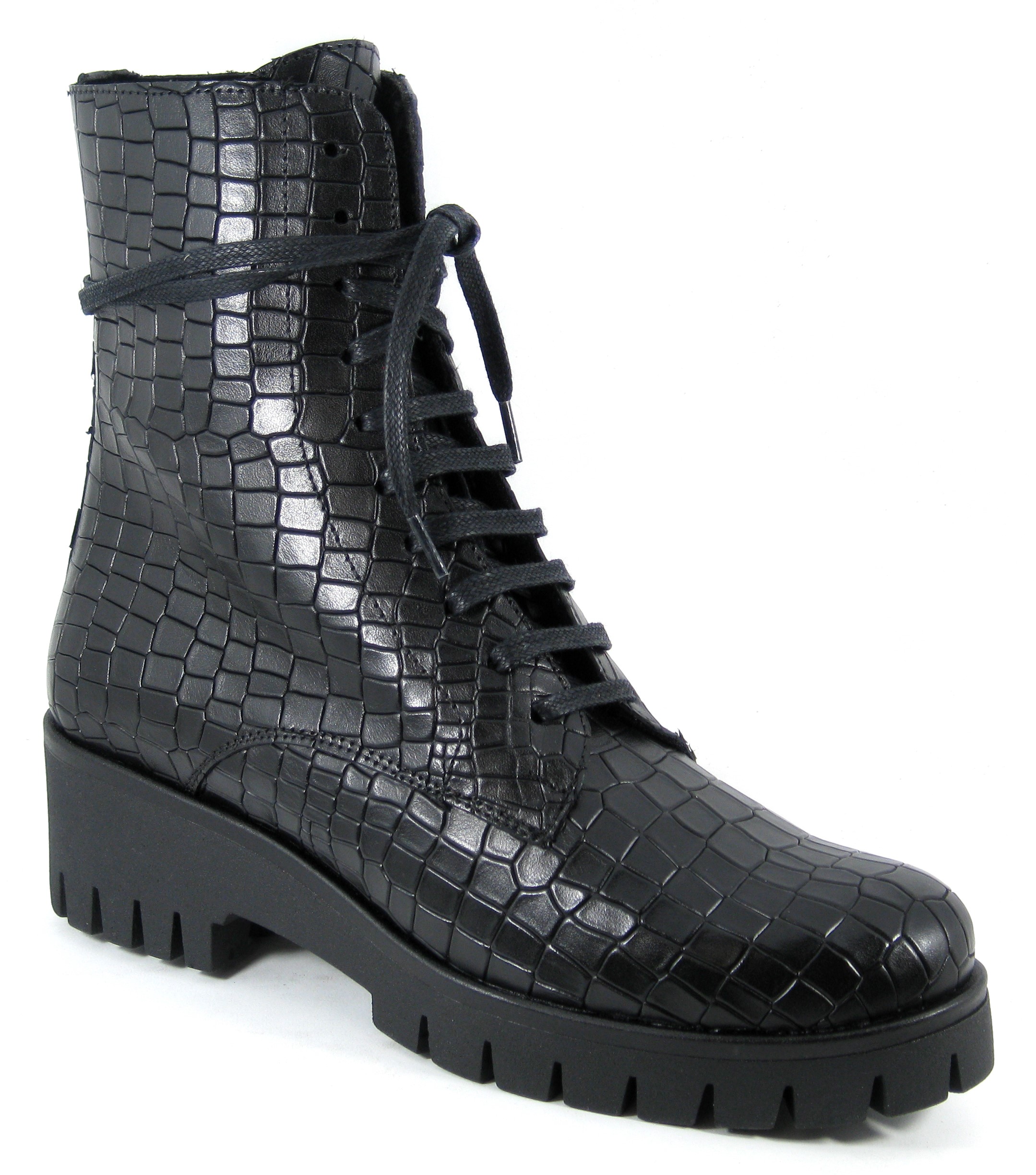 

Ботинки B.D.A. Croco 38 черные