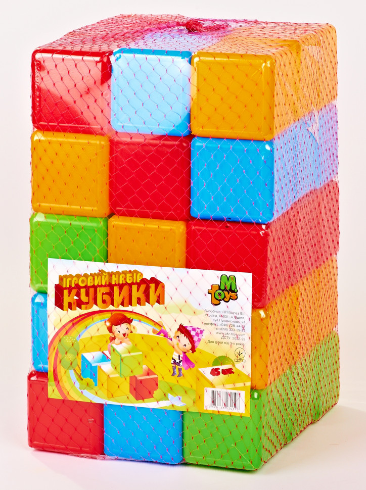 

Кубики цветные MToys 27 шт для малышей (RT09065)