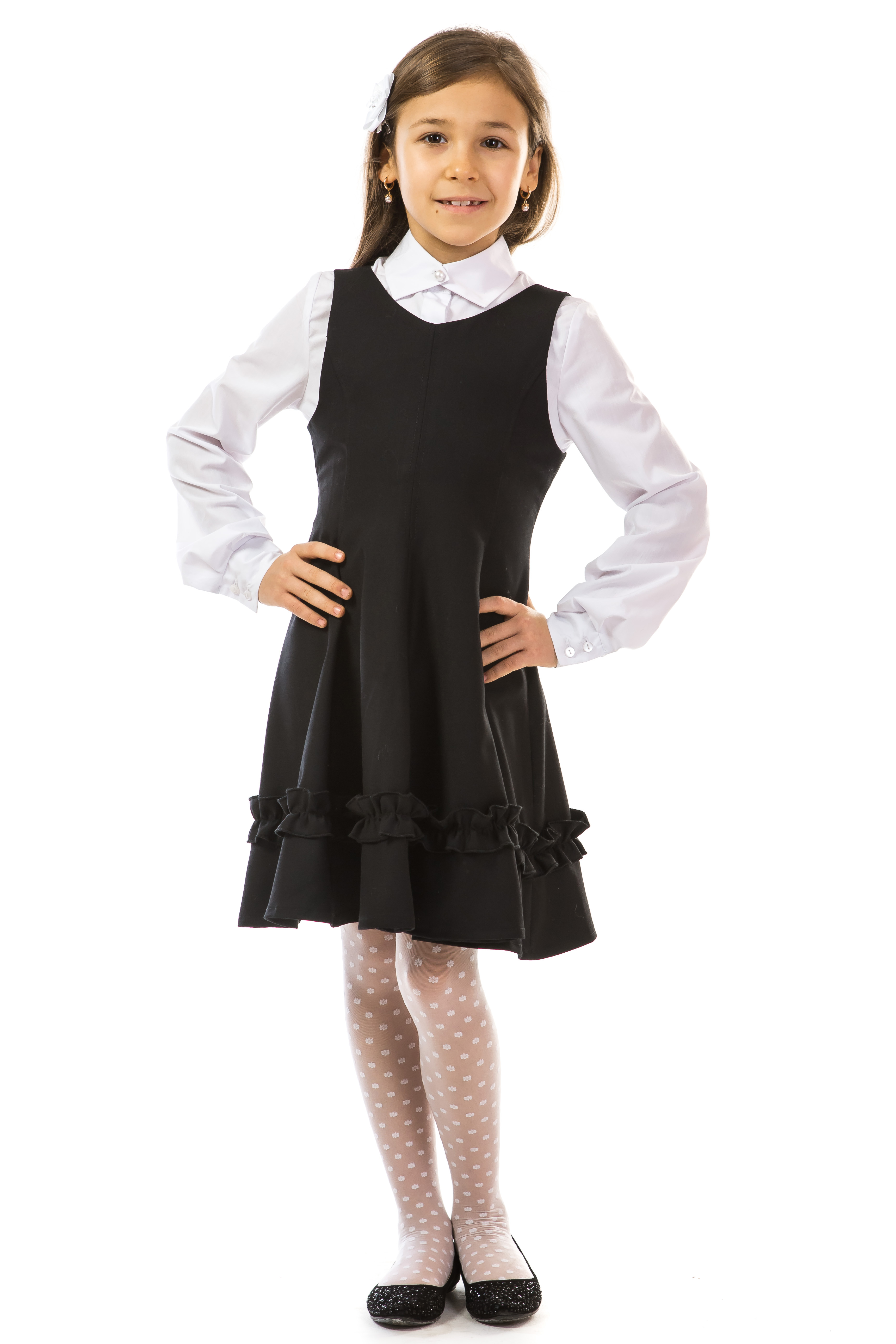 

Сарафан KidsCouture Полівіскоза 122 см Чорний