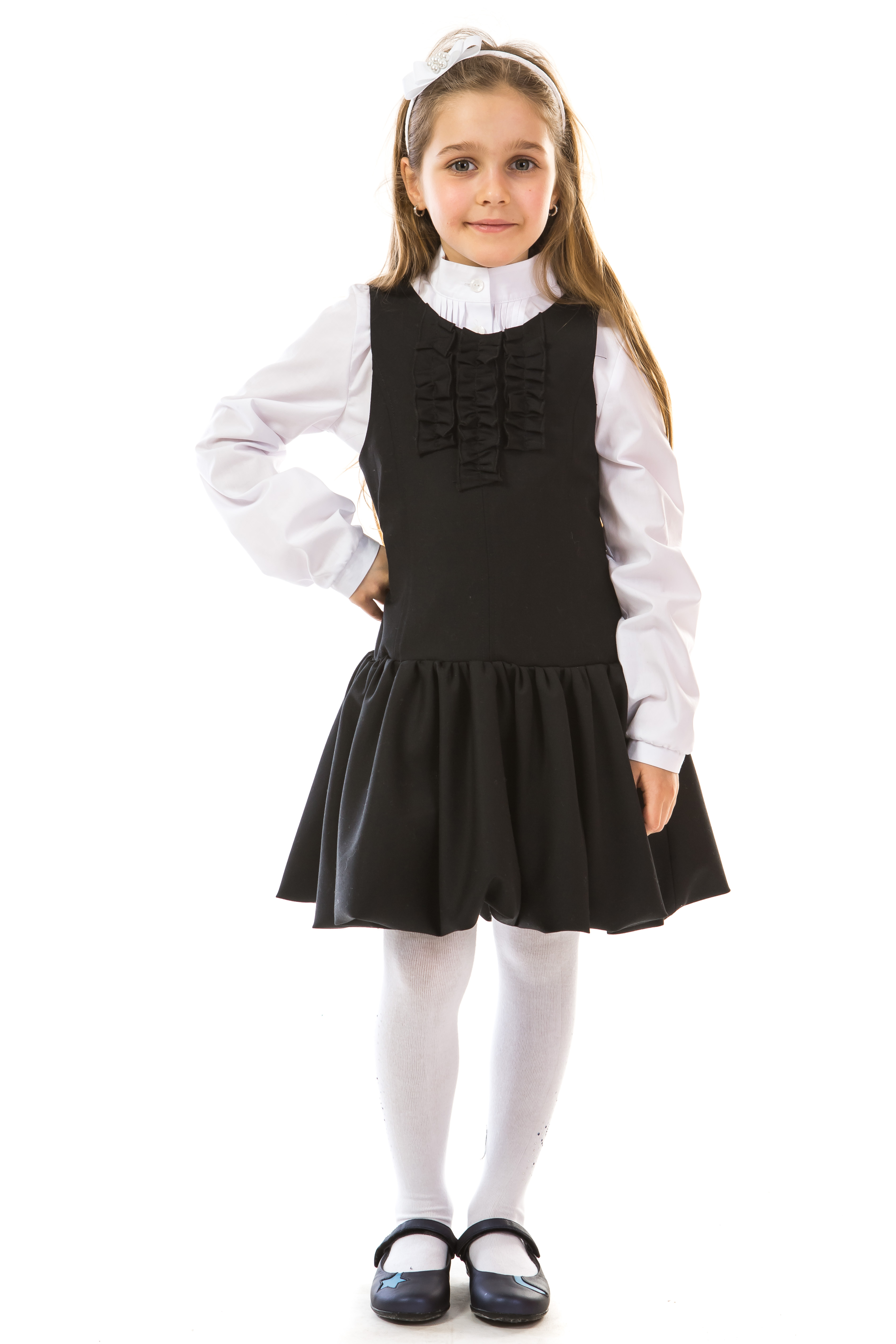 

Сарафан KidsCouture Полівіскоза 122 см Чорний