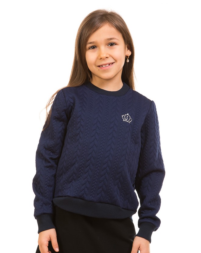 

Світшот KidsCouture Футер без начісу 116 см Синій