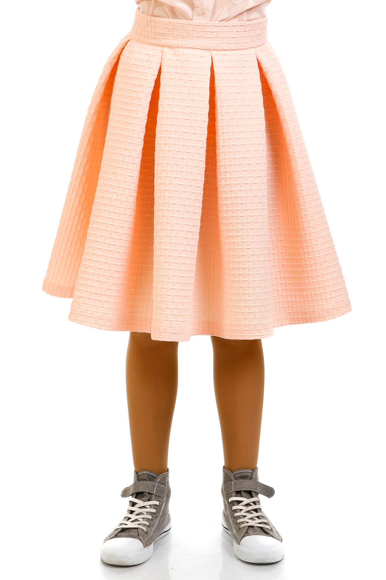 

Спідниця KidsCouture Вафельна тканина 110 см Персик