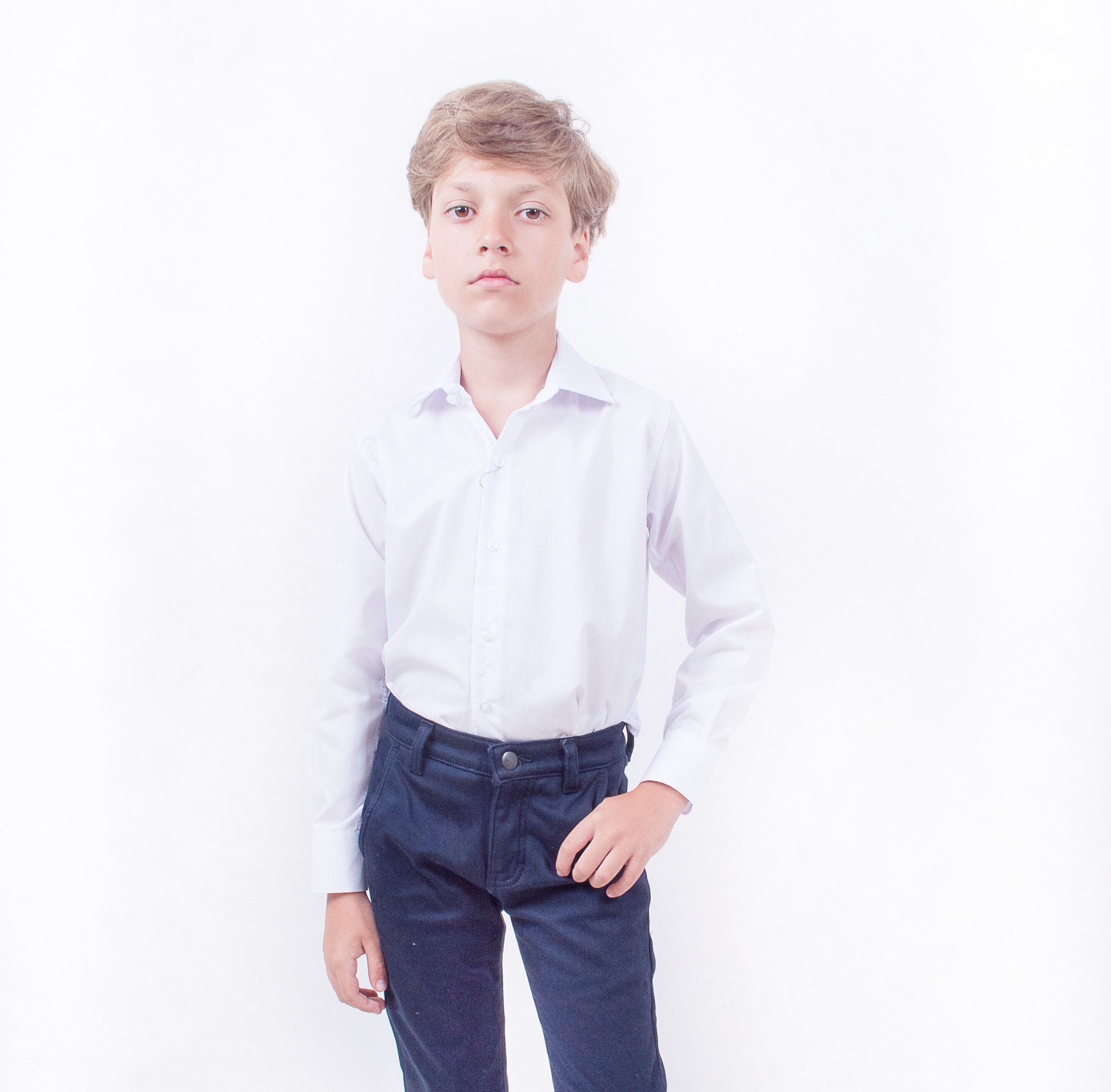 

Сорочка KidsCouture Рубашечний текстиль 140 см Білий