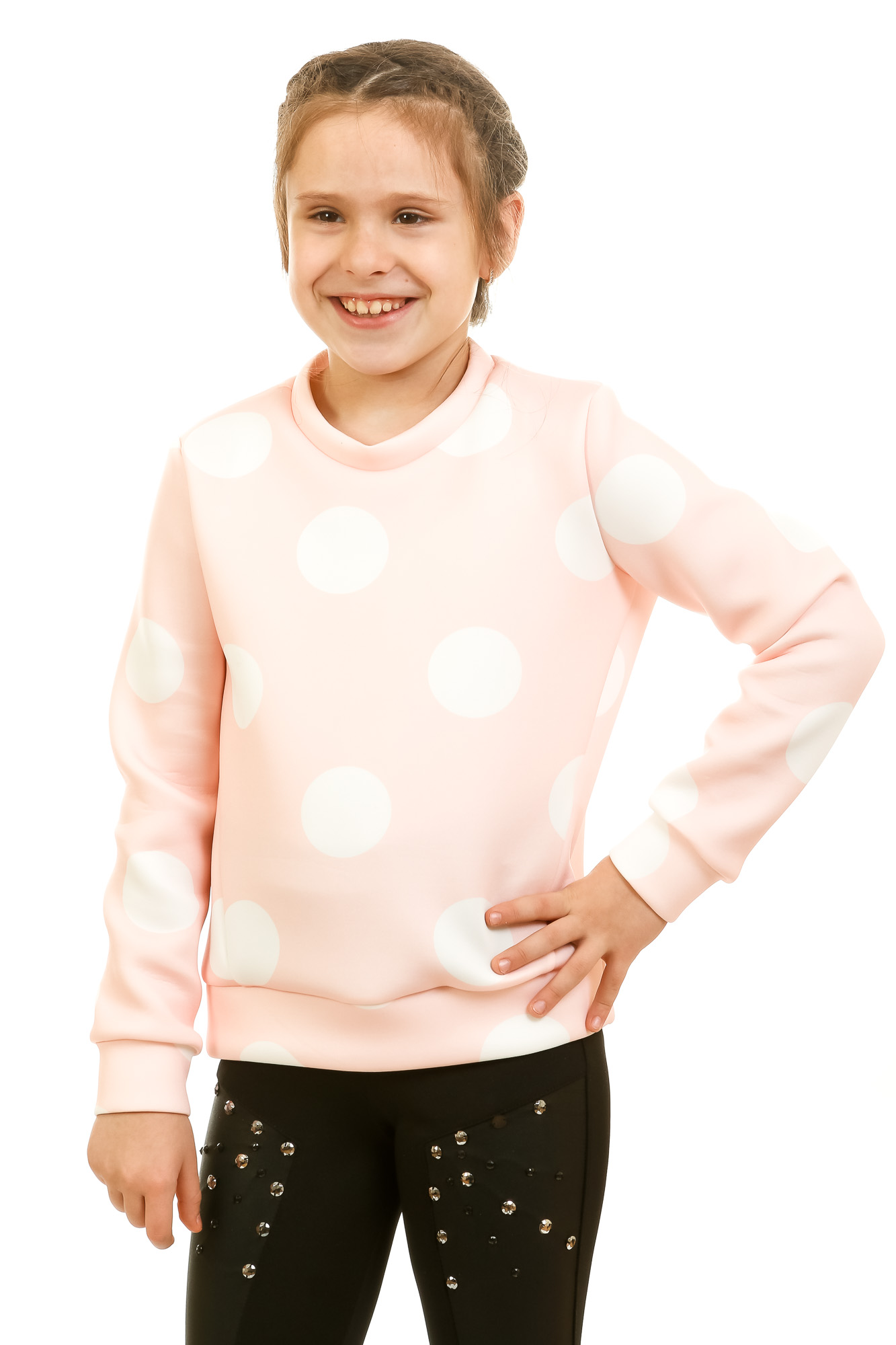 

Світшот KidsCouture Неопрен 134 см Рожевий
