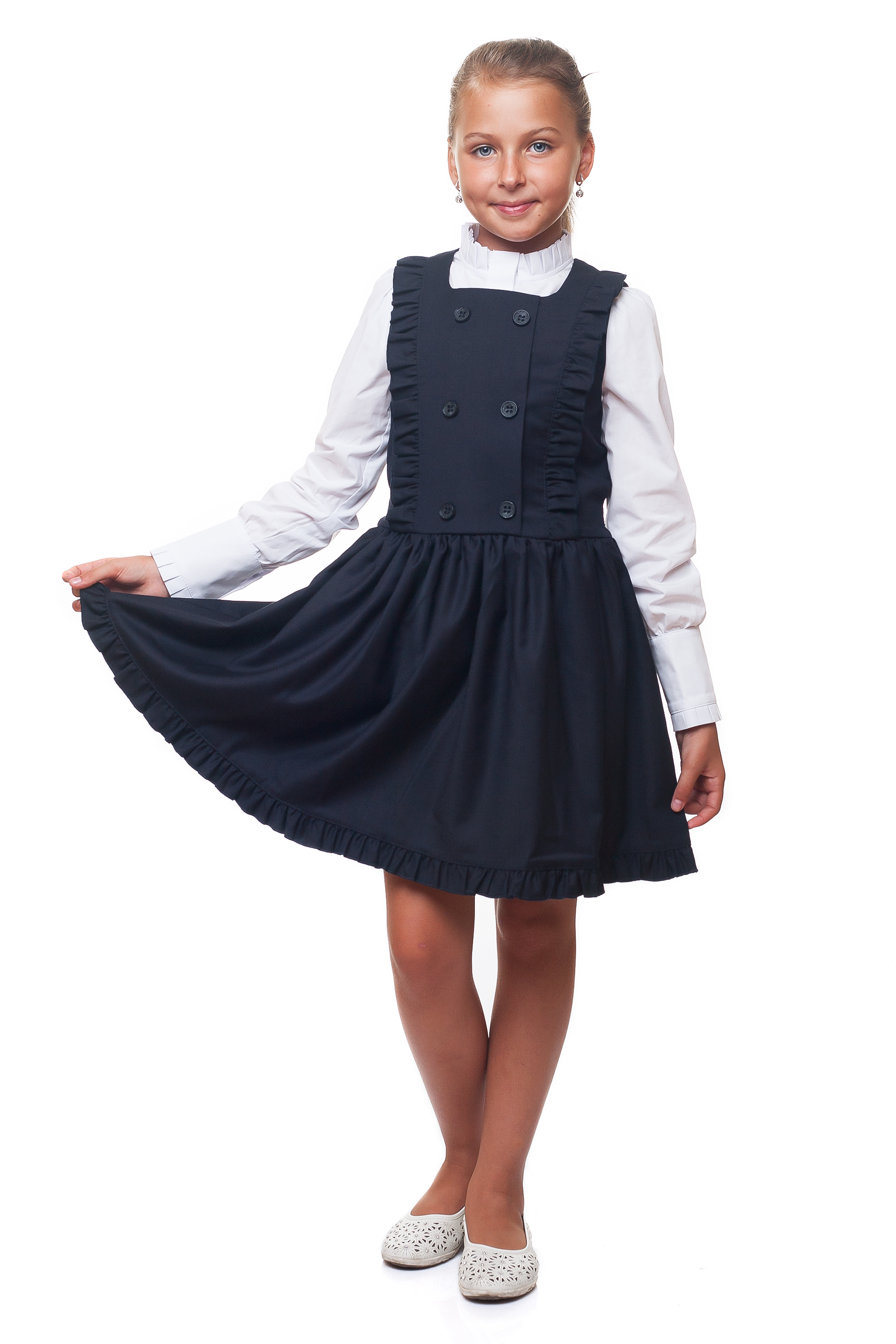

Сарафан KidsCouture Полівіскоза 134 см Синій