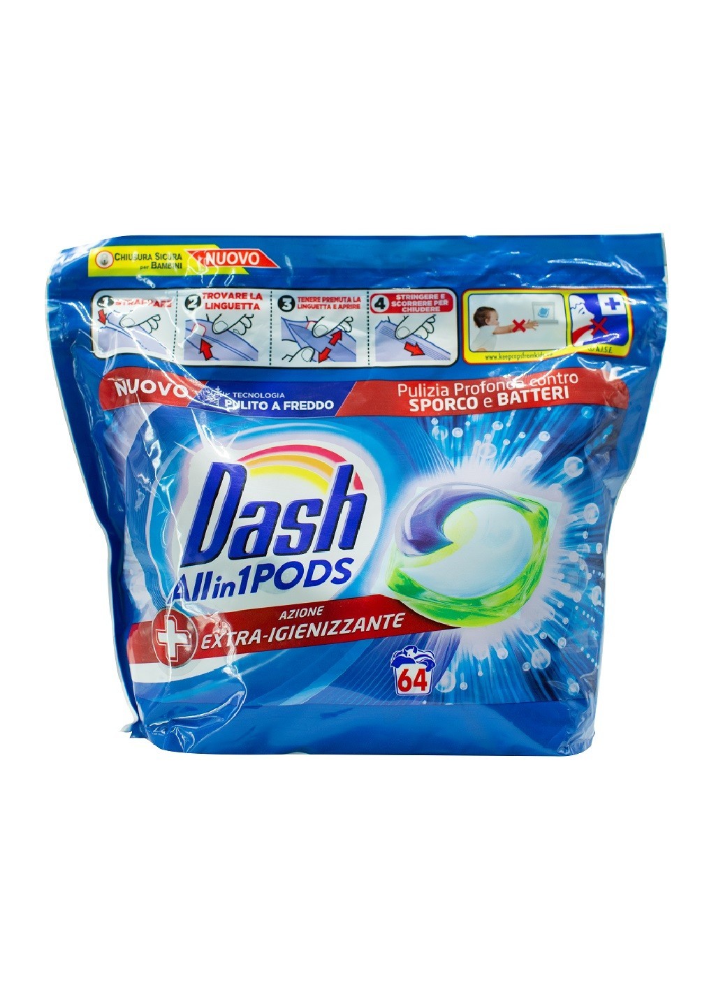 Pods Dash all in 1 smacchiatore integrato