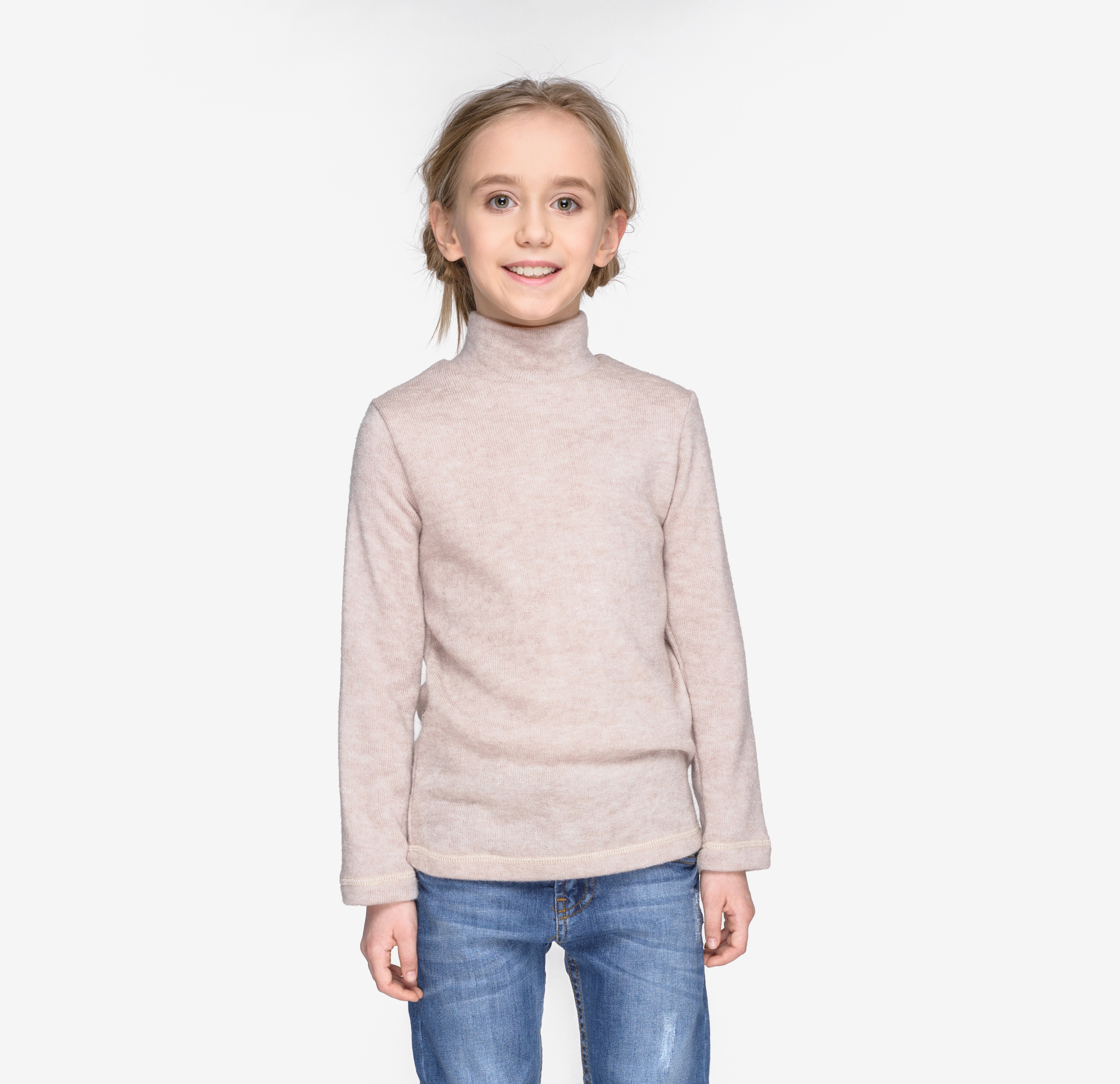 

Гольф KidsCouture В'язаний трикотаж 110 см Бежевий