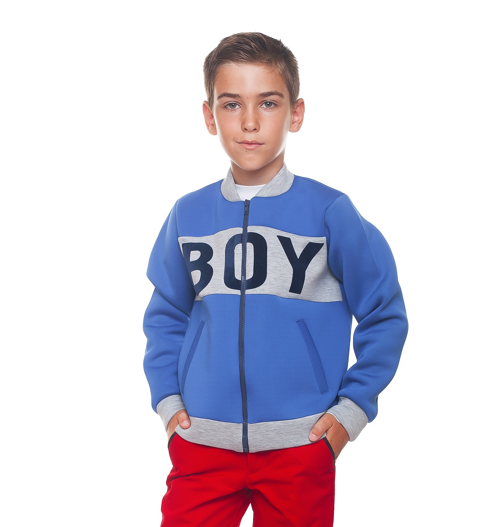 

Бомбер KidsCouture Неопрен 140 см Електрик