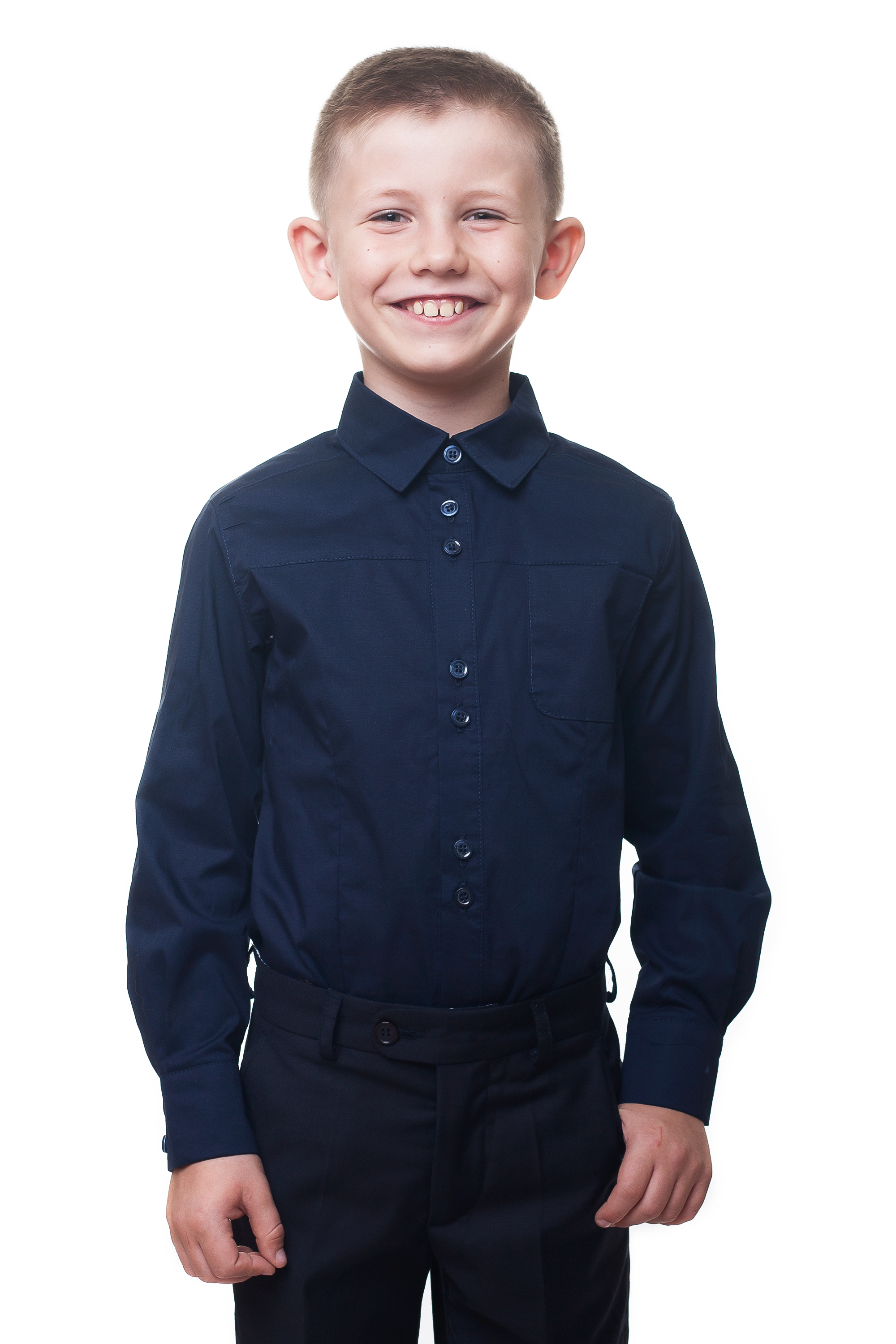 

Сорочка KidsCouture Рубашечний текстиль 134 см Темно-Синій
