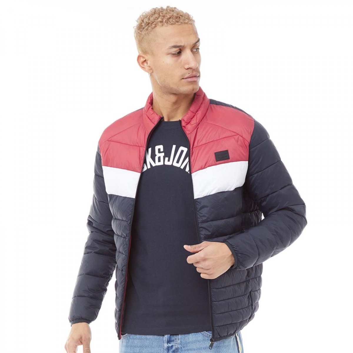 

Зимняя куртка JACK AND JONES Bomb Collar Scarlet Red, XS (42)