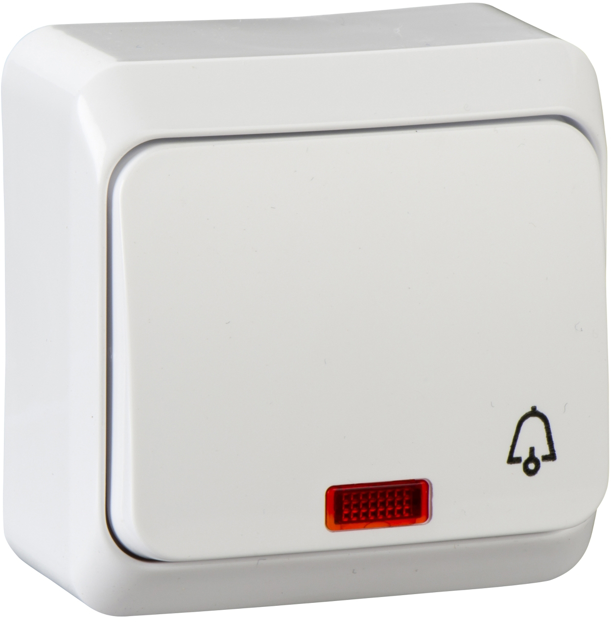 Кнопка звонка с подсветкой Schneider Electric Prima Белая (WDE 001015 ...