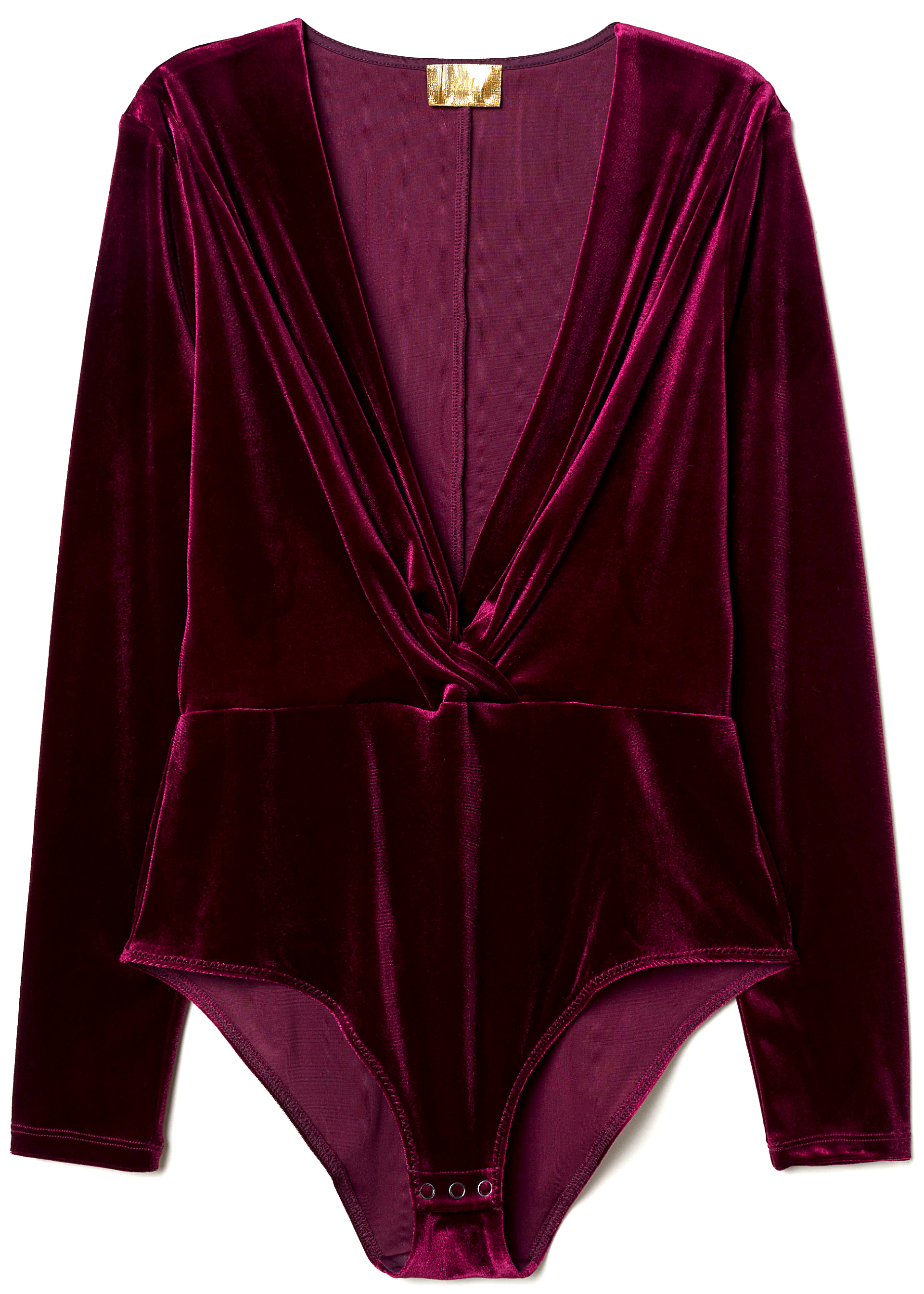 

Блузка-боди H&M 060664228 44 Бордовая
