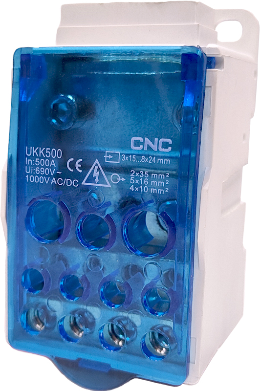 Блок распределительный CNC Electric на DIN-рейку FTUKK160 160 А 690 В ...