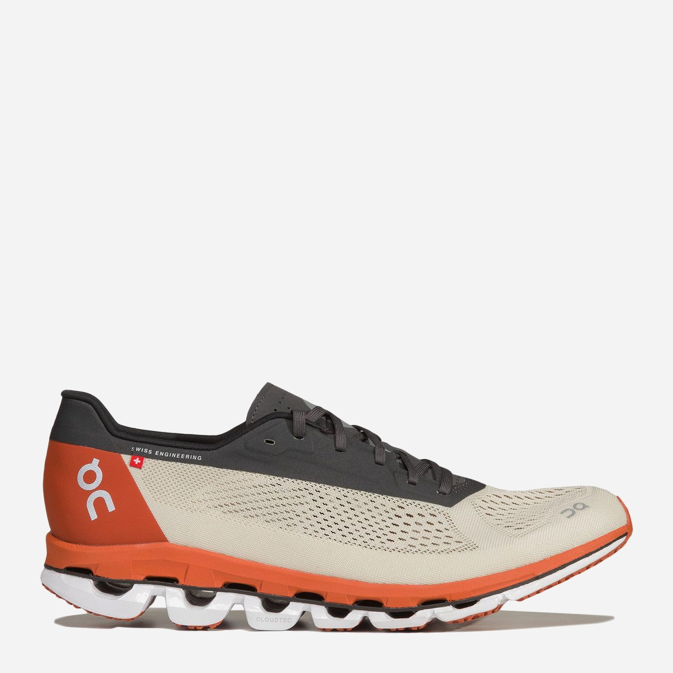 Акция на Чоловічі кросівки для бігу On Running Cloudboom 1 3799597 40.5 (7UK) 25.5 см Бежевий/Чорний от Rozetka