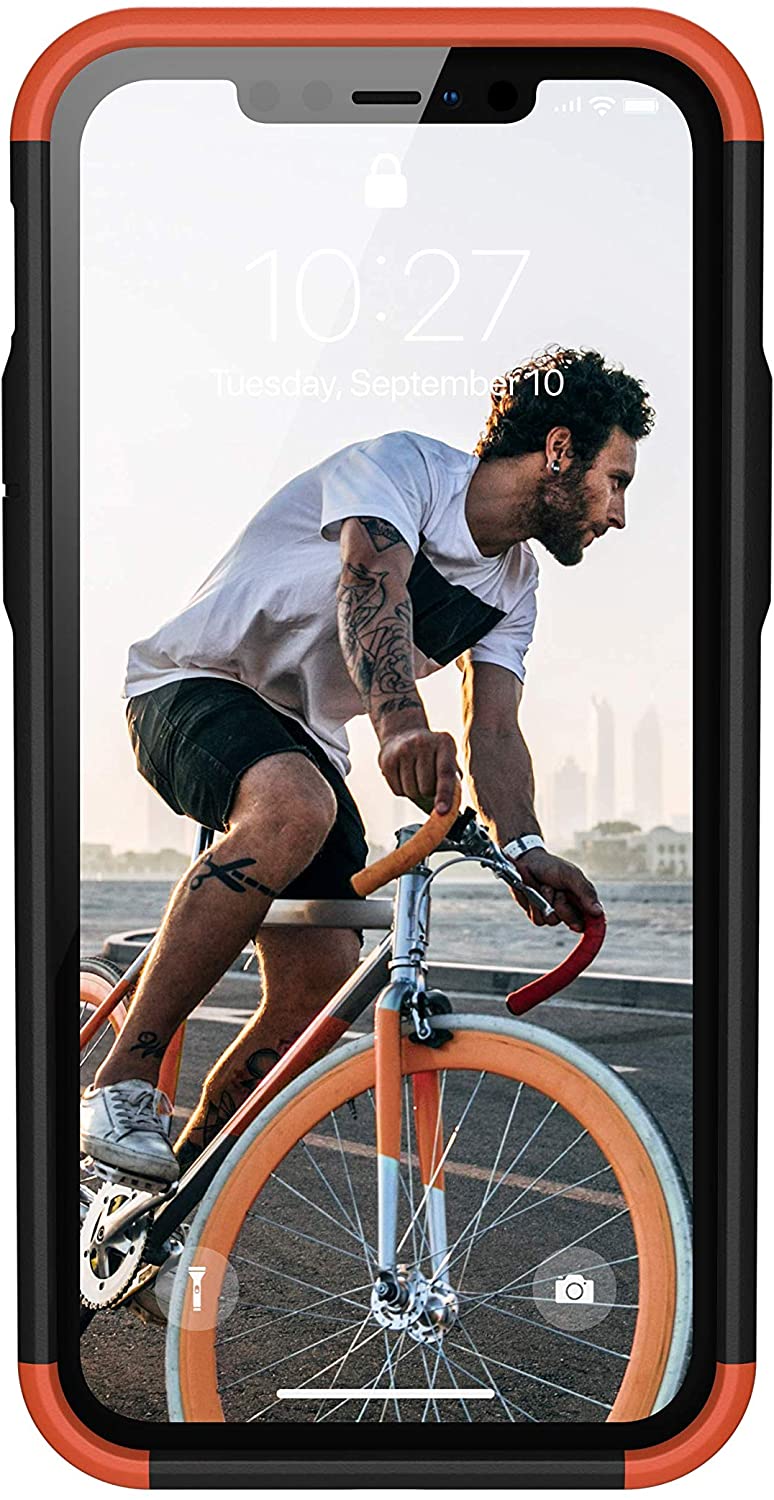 

Чехол UAG for Apple iPhone 12/12 Pro - Civilian Black Original Черно-оранжевый