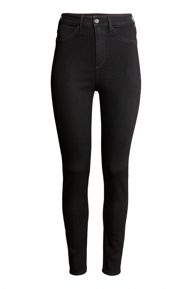 

Джинсы Skinny для женщины H&M 265203004 25 Черный 62043
