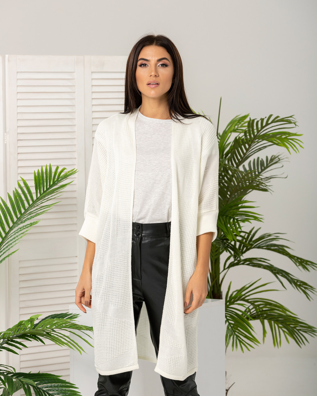 

Кардиган-oversize MEREZHKA Мишка айворі, Кардиган-oversize MEREZHKA Мишка айворі One Size