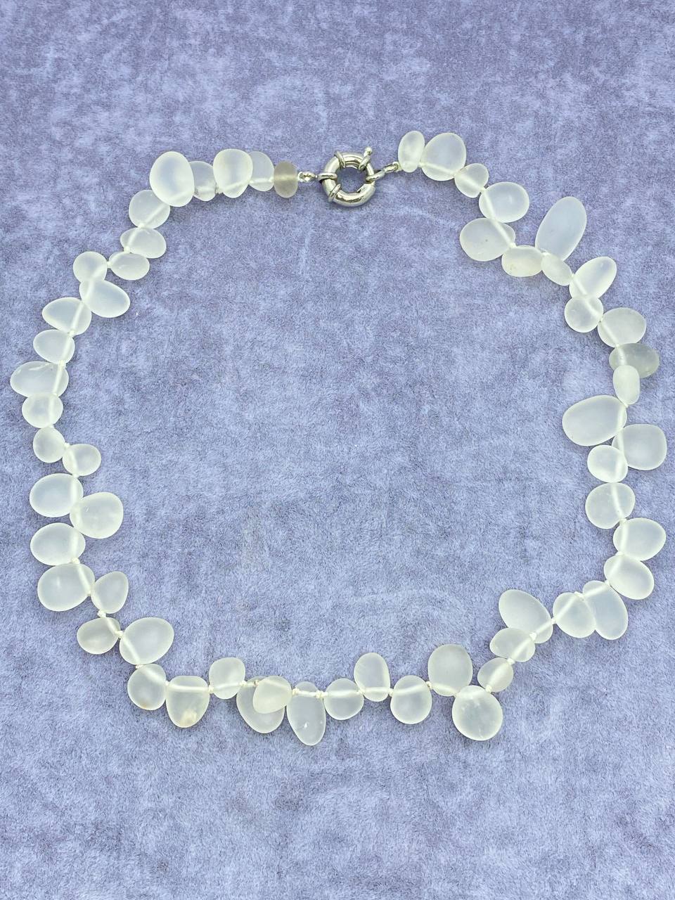 Бусы кварц 42 см матовые Бесцветный 555 от продавца: TALLYA – в ...