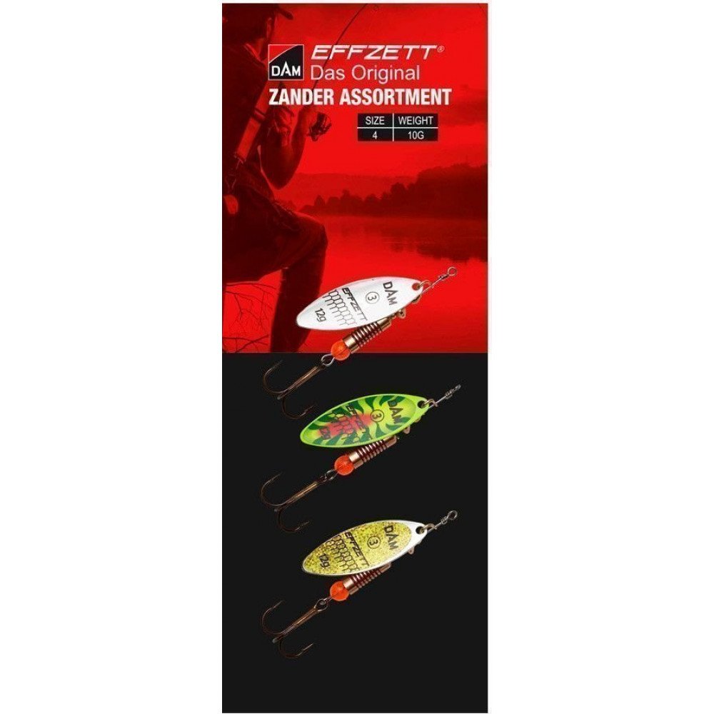 

Блесна DAM Effzett Original Assortment Trout 6g набор-4шт (60594)