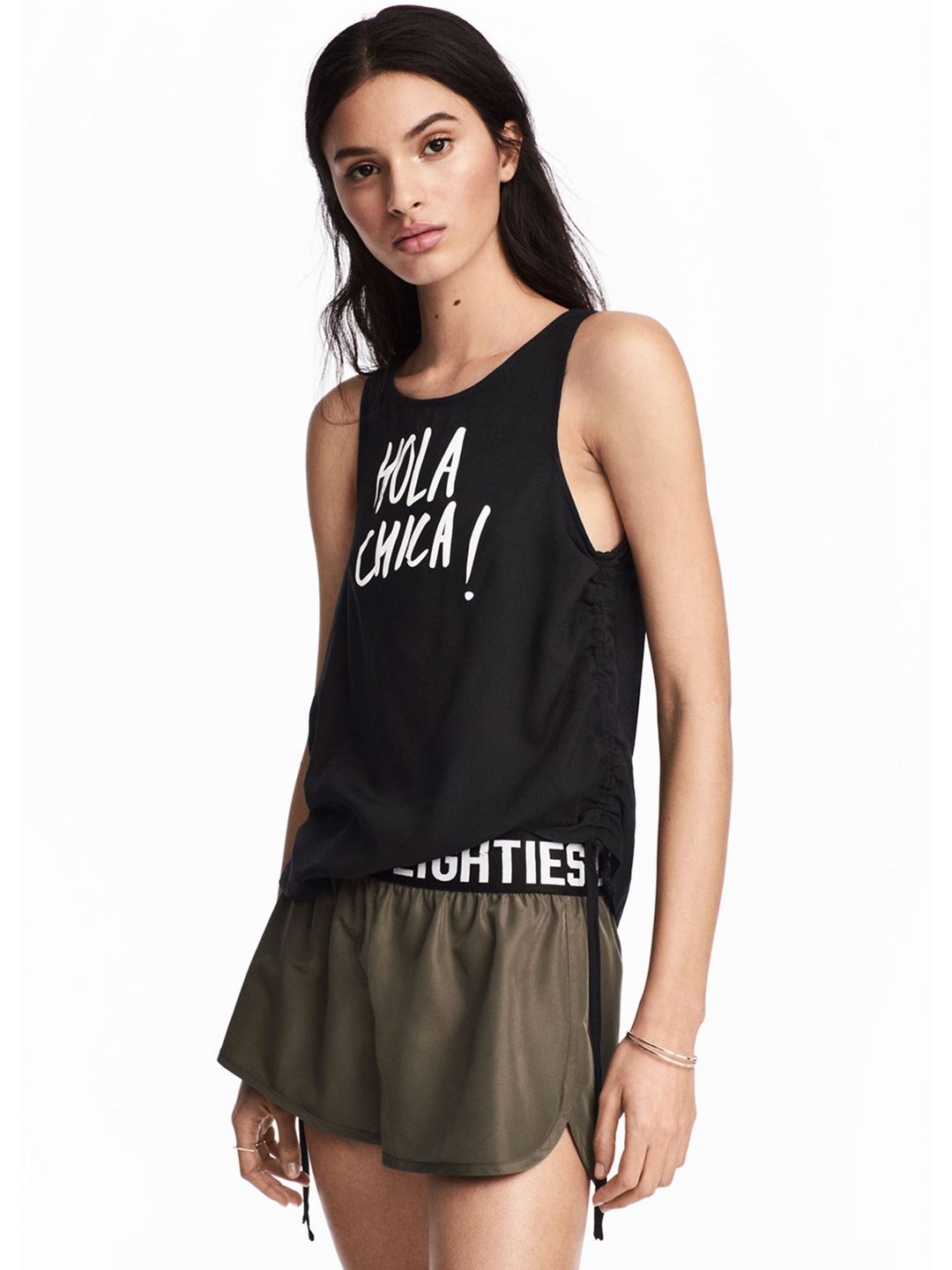

Майка H&M 0521204  Черная, Майка H&M 0521204 46 Черная