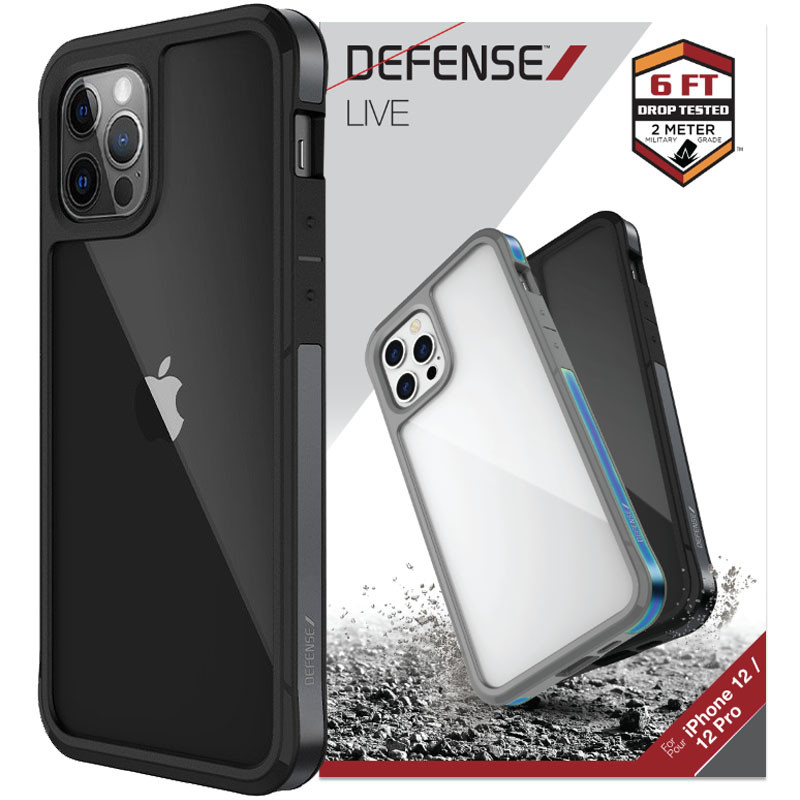 

Чехол Defense Edge Series для Apple iPhone 12 Pro / 12 (6.1") Черный / Black