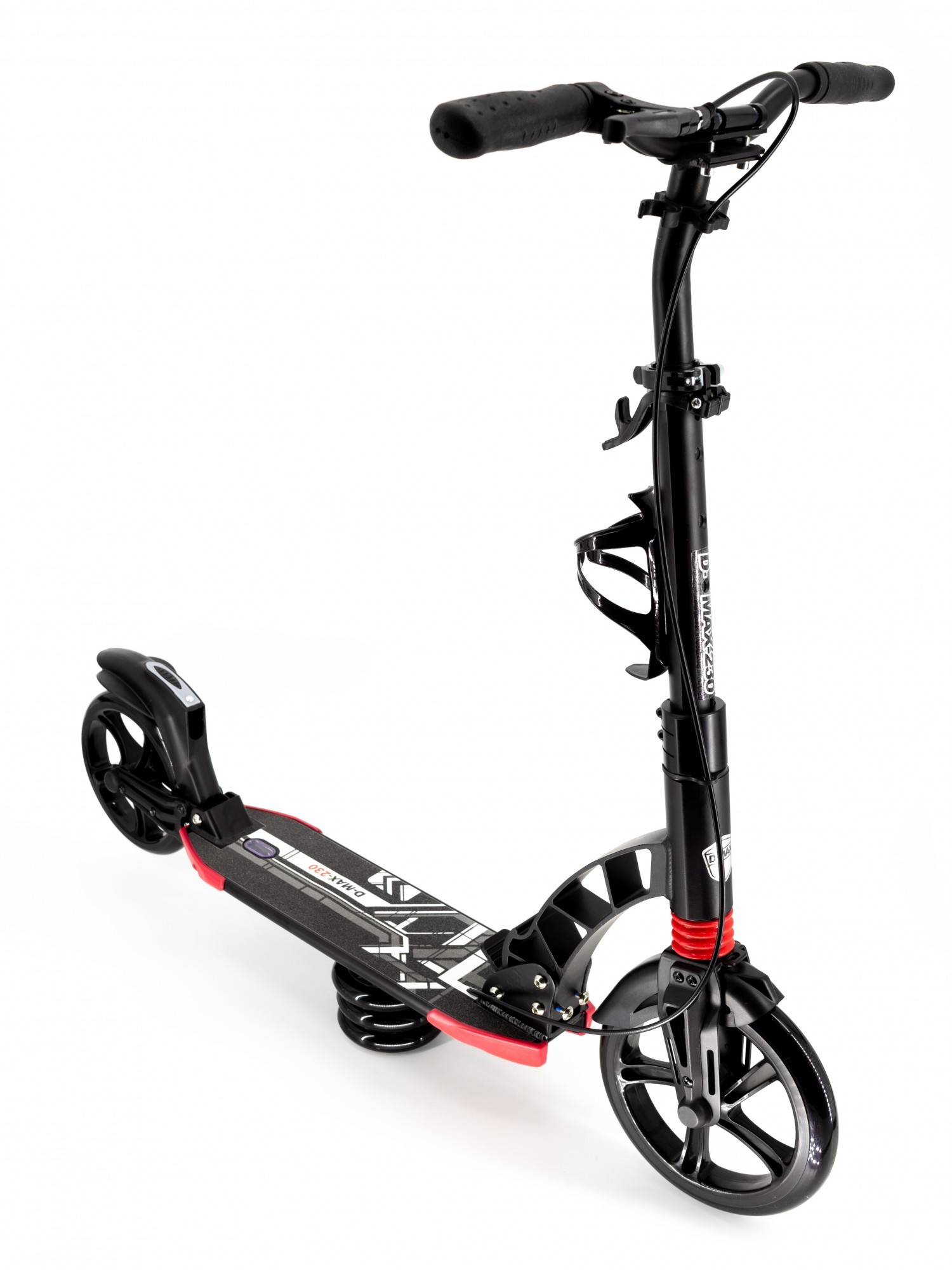 

Самокат D-Max Urban City 230S изогнутый руль с дисковым тормозом Черный