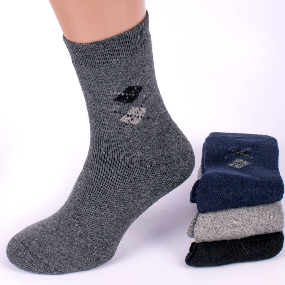 

Носки мужские собачья шерсть махра Алия А605. Упаковка 12 пар. Размер 41-45