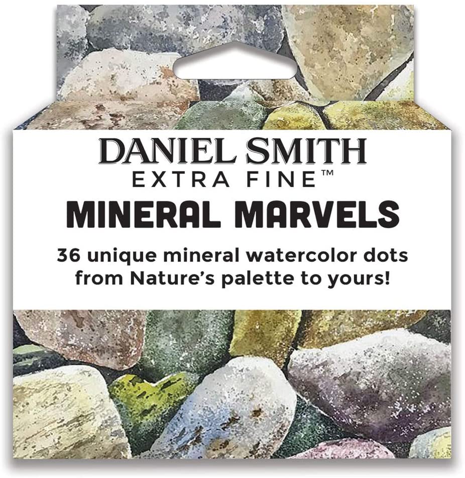 

Набор дот-карт Mineral Marvel Gif Box Daniel Smith 36 цветов