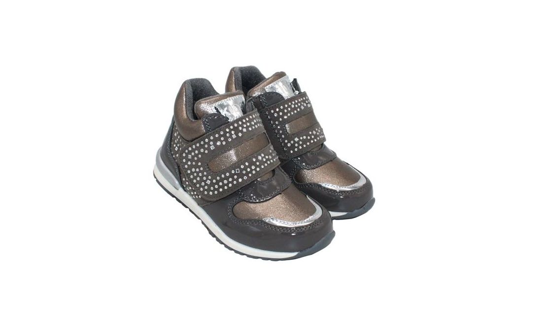 

Кроссовки C.Луч 30(р) цвета графита с камнями утеплённые (A12-4)