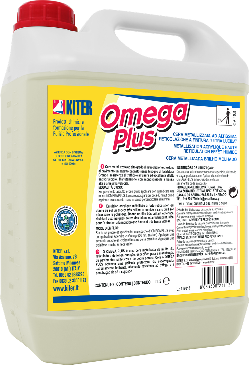 

Защитное покрытие для пола Kiter Omega Plus 5л
