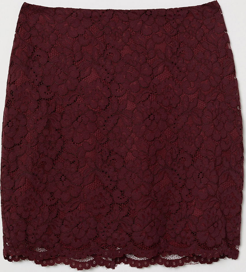 

Юбка H&M 0679606 34 Бордовая