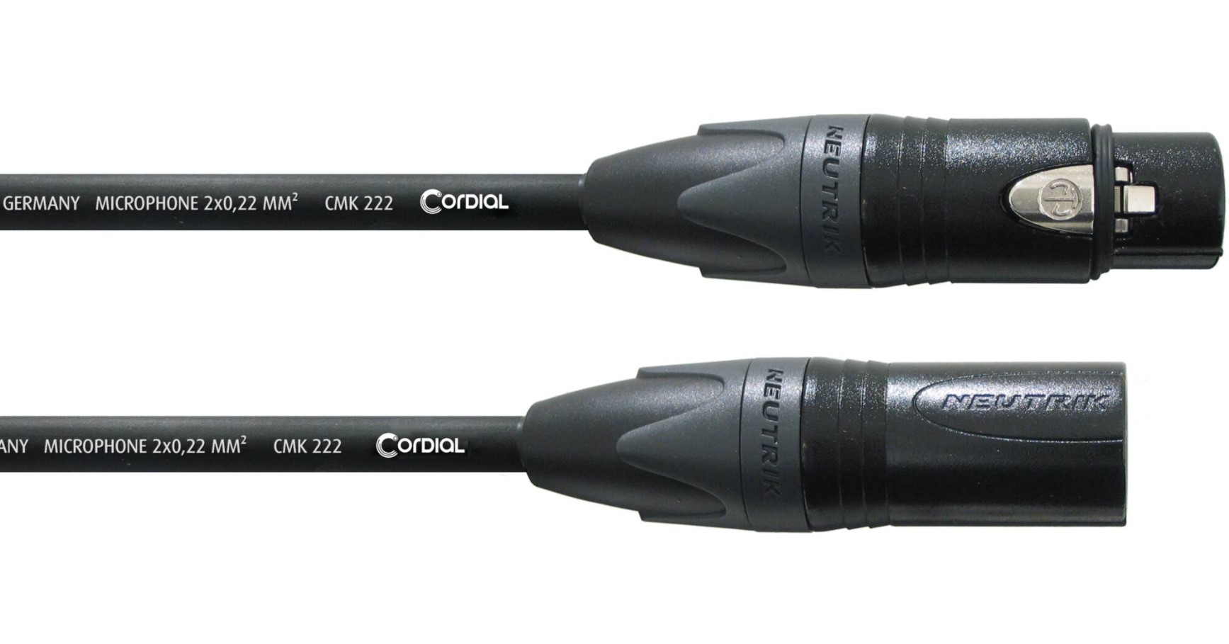 

Микрофонный кабель XLR Male — XLR Female 6м Cordial CPM 6 FM