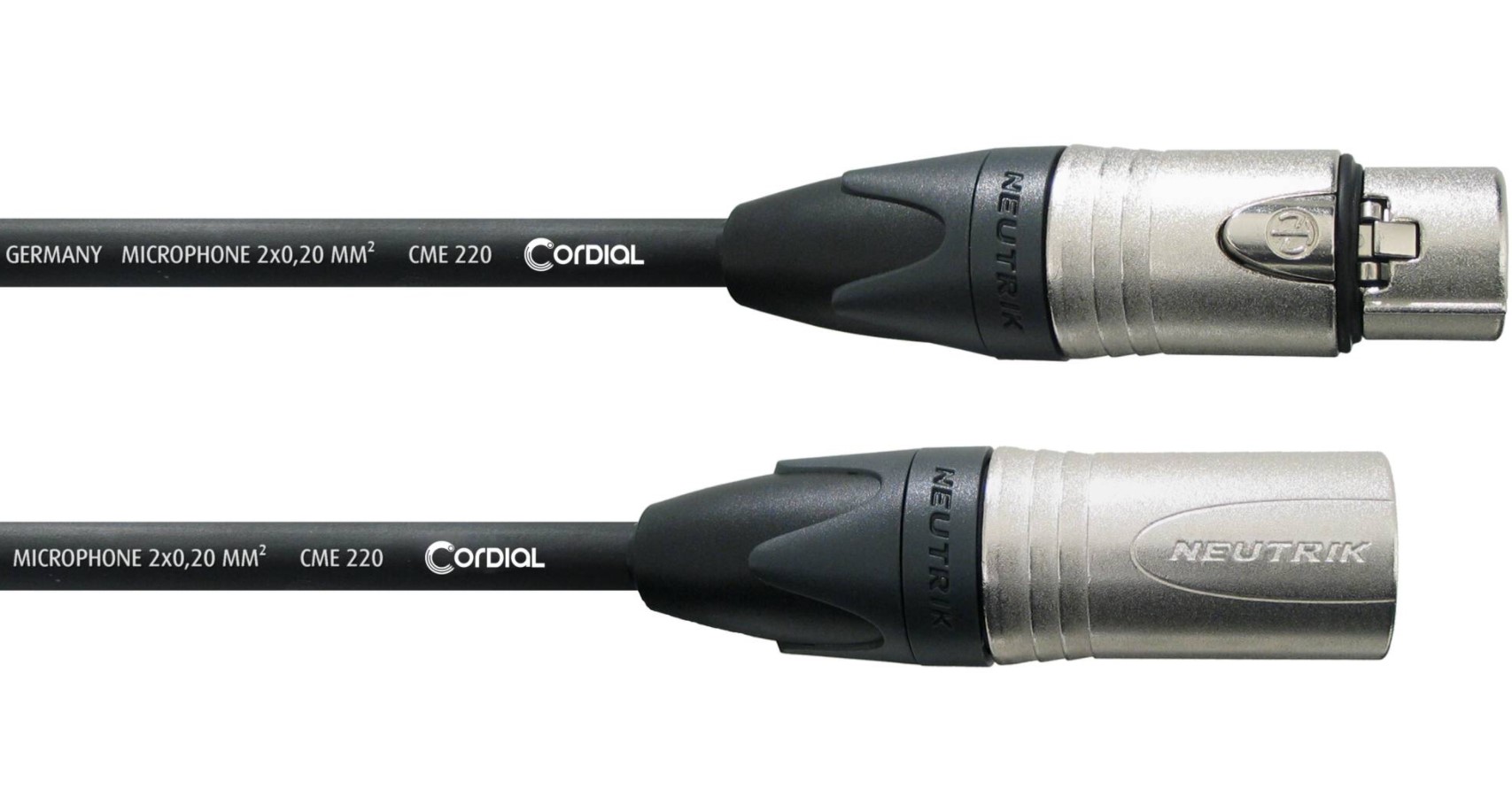 

Микрофонный кабель XLR Male — XLR Female 5м Cordial CXM 5 FM