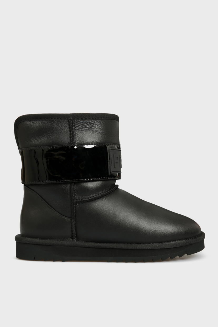 

Женские черные кожаные угги PRPY 41 PRFAS0101W
