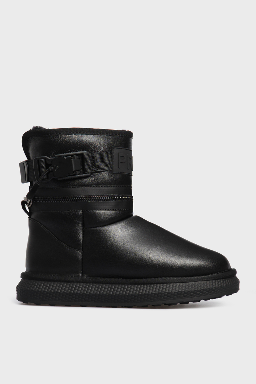 

Женские черные кожаные угги PRPY 40 PRFAS0103W