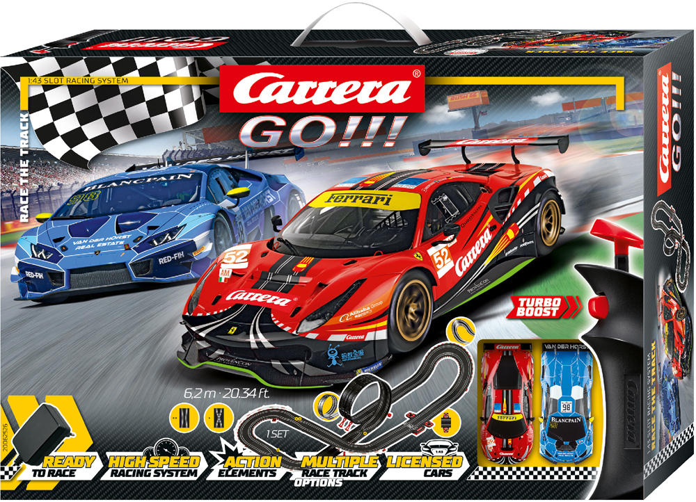 

Автотрек Carrera GO!!! Гонка на треке 6.2 м (CR-20062526) (4007486625266)