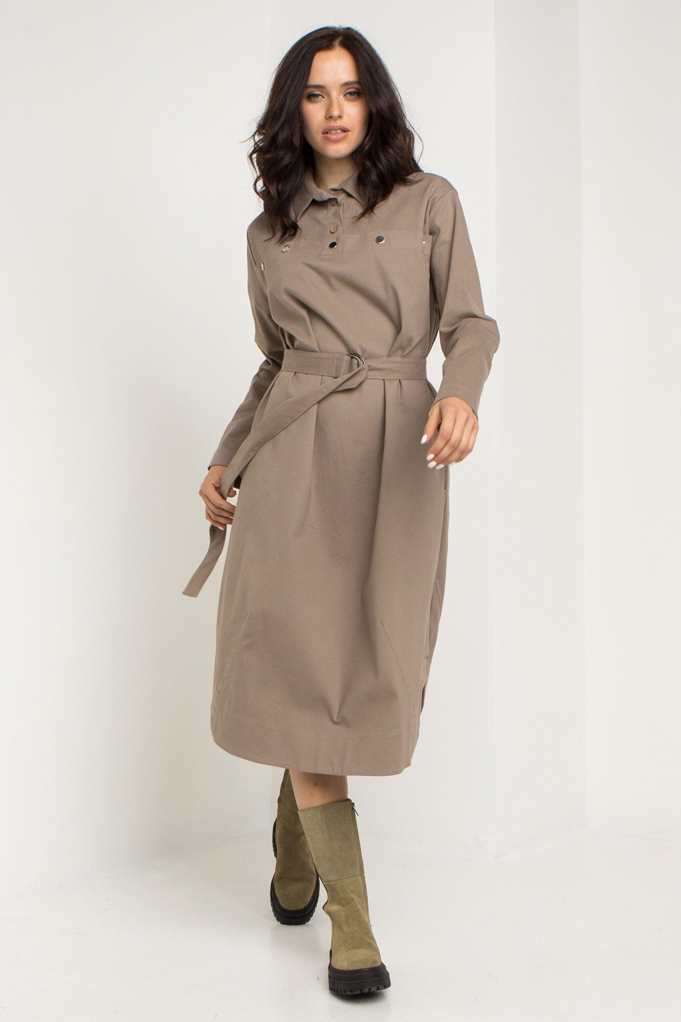 

Платье Garne YASMIN 2XL;3XL Бежевый