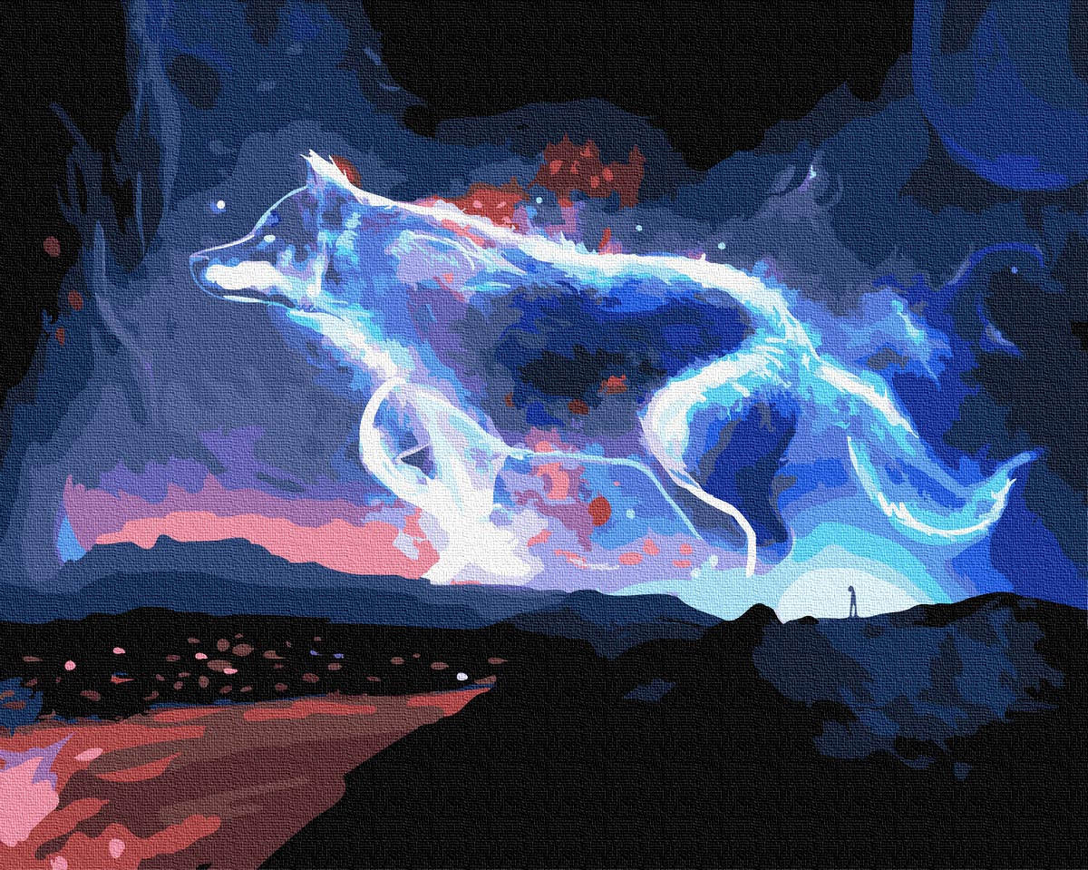 

Картина по Номерам Хозяин заполярья 40х50см RainbowArt GX30795