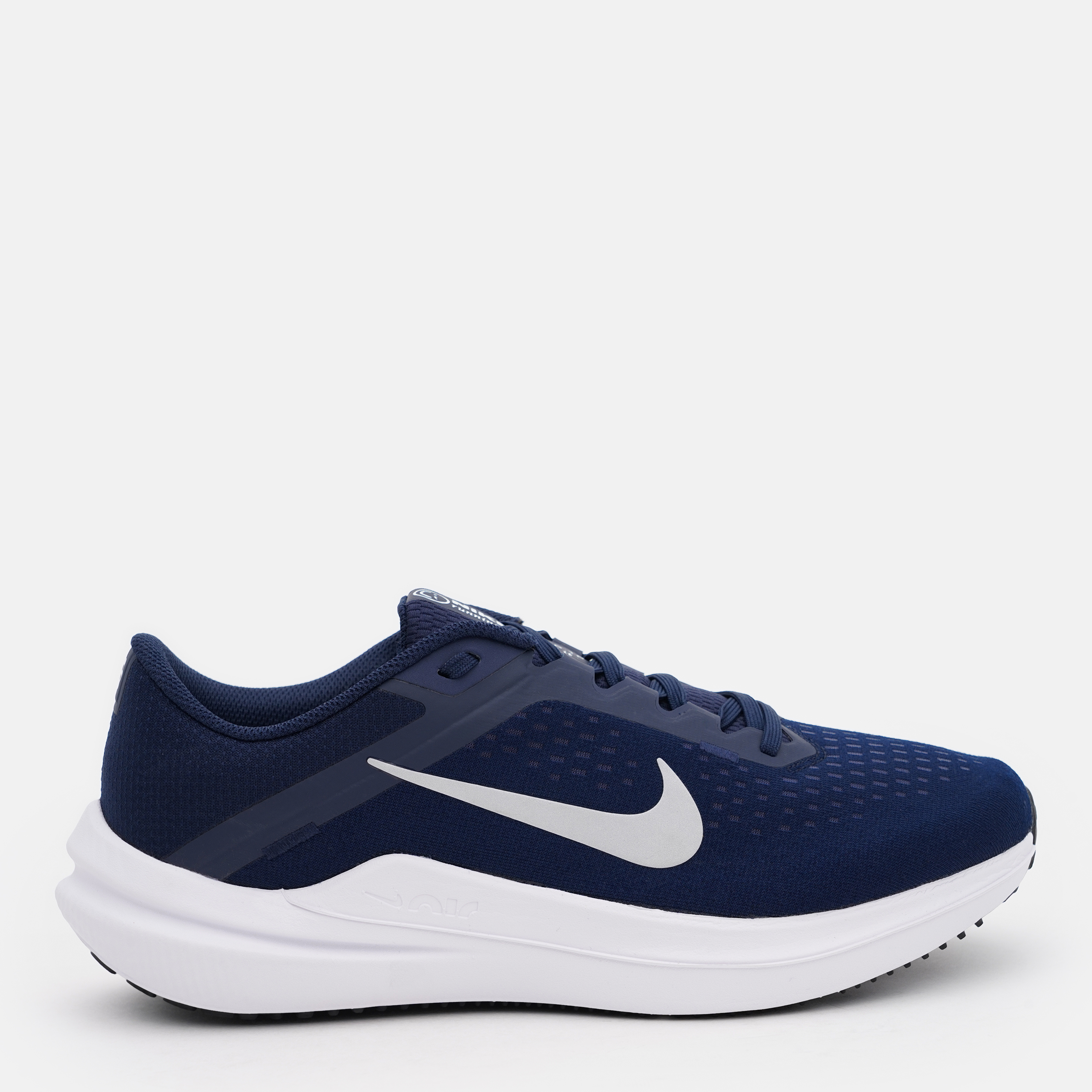 Акція на Чоловічі кросівки для бігу Nike Air Winflo 10 DV4022-400 46 (12US) 30 см Темно-сині від Rozetka