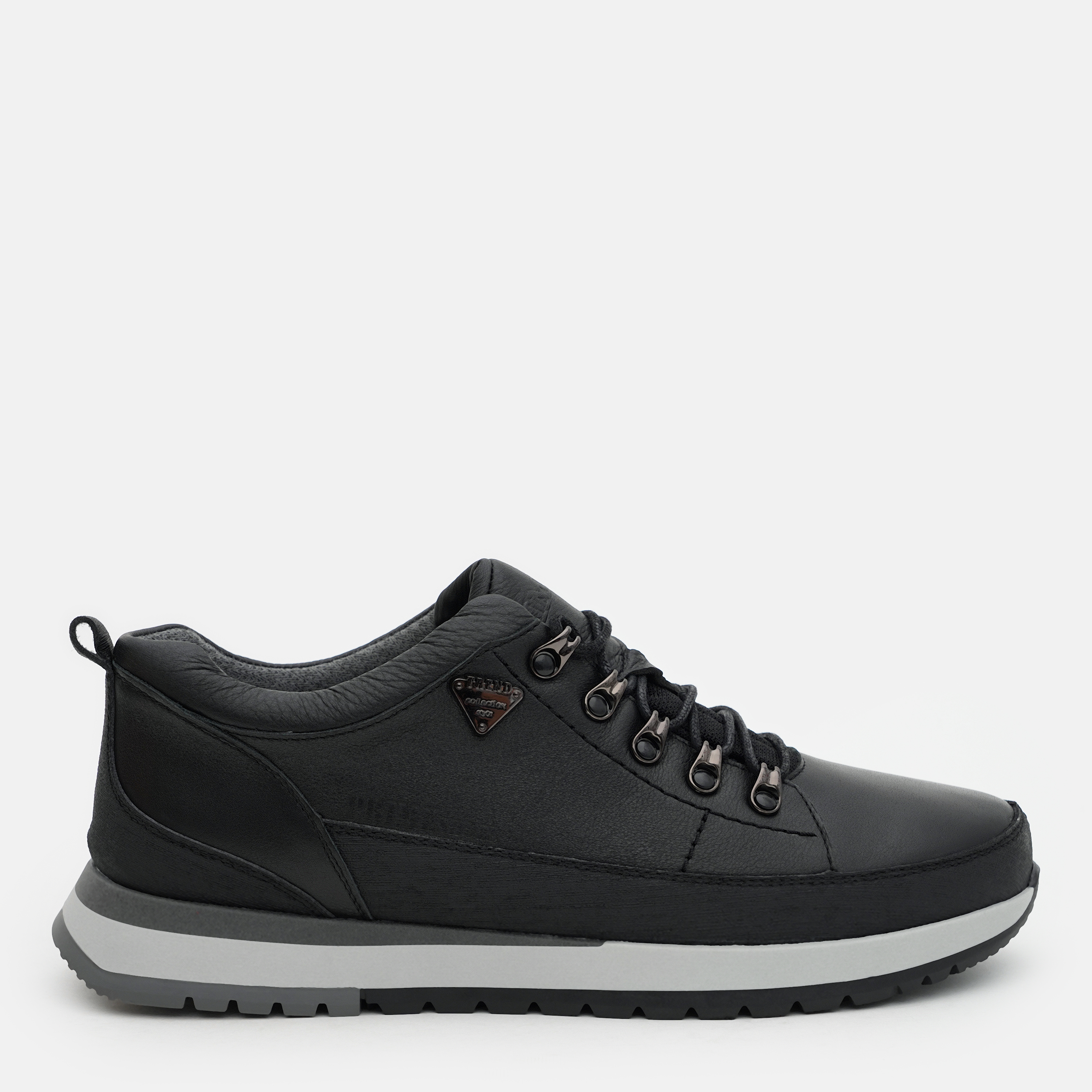 Акція на Чоловічі кросівки з Gore-Tex Prime Shoes 766 Black Leather 16-766-30130 41 27 см Чорні від Rozetka