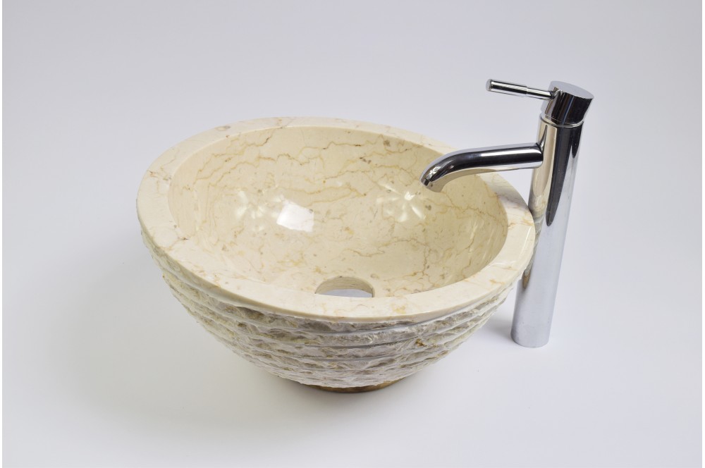 

Умивальник з каменю CREAM Industar s23-876-4 40 см Круглий