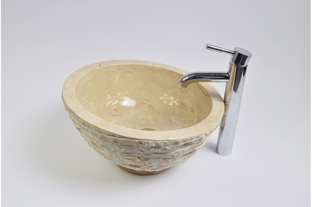 

Умивальник з каменю CREAM Industar s23-876-3 40 см Круглий
