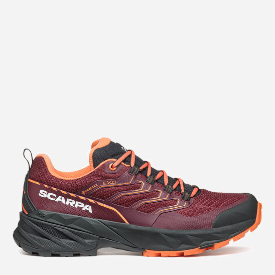 Акція на Жіночі кросівки для туризму з Gore-Tex Scarpa Rush 2 Gtx Wmn 63131-202 37 (4UK) 23 см Burgundy-Dusty Orange від Rozetka