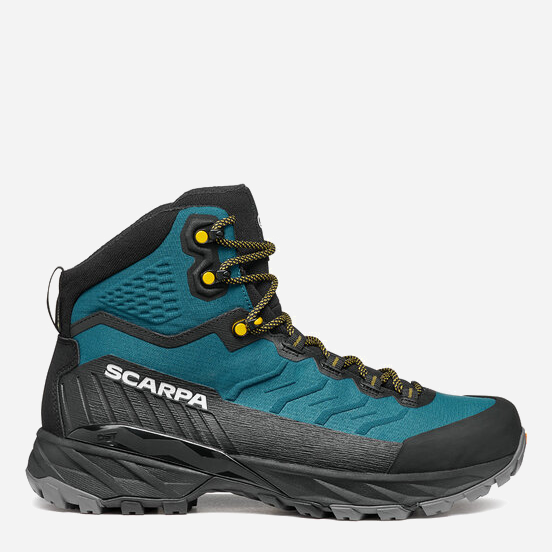 Акція на Чоловічі черевики для трекінгу високі з Gore-Tex Scarpa Rush Trk Lt Gtx 63141-200 45 (10 1/2UK) 29.5 см Petrol-Mustard від Rozetka