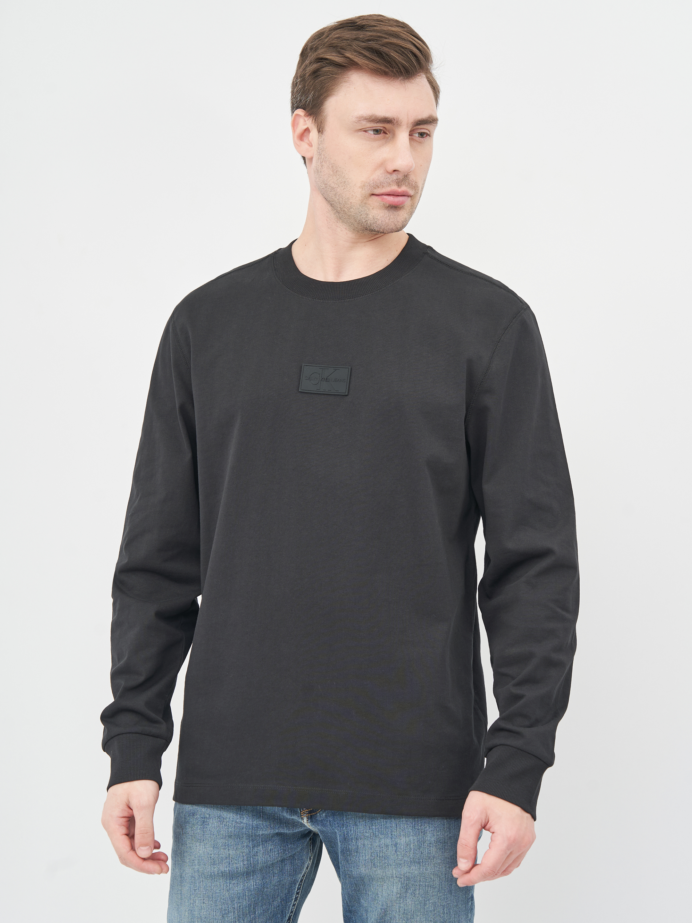 

Свитшот Calvin Klein Jeans Center Badge Ls Tee J30J316605-BEH S CK Black