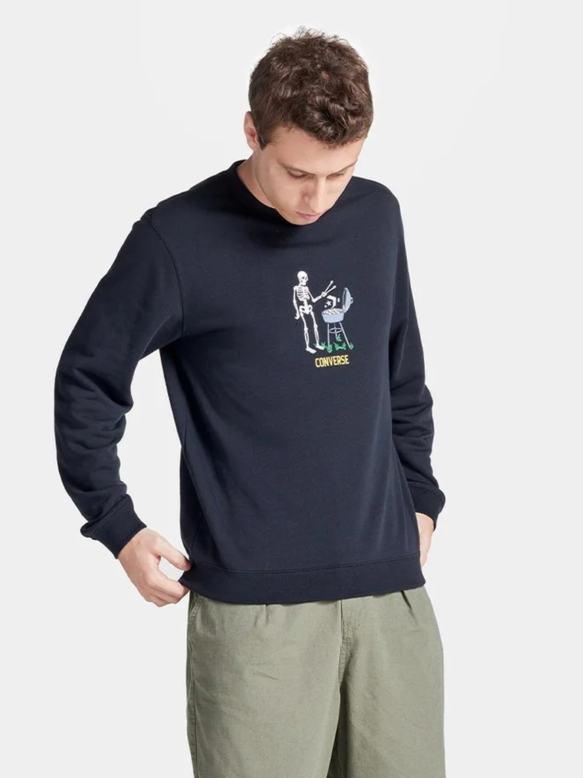 Converse on sale crew neck