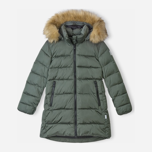 Акція на Дитяча зимова термо куртка для дівчинки Reima Lunta 5100108B-8510 128 см від Rozetka