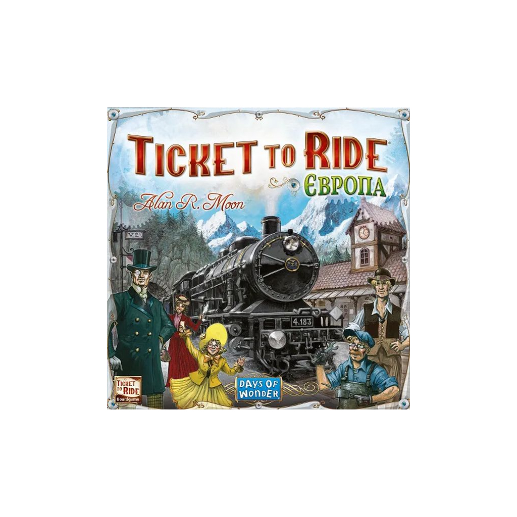 Настольная игра Lord of Boards Билет на поезд: Европа (Ticket to ride:  Europe) (укр.) (DOW7202UK) – фото, отзывы, характеристики в  интернет-магазине ROZETKA от продавца: Your board games | Купить в Украине:  Киеве, Харькове, Днепре ...