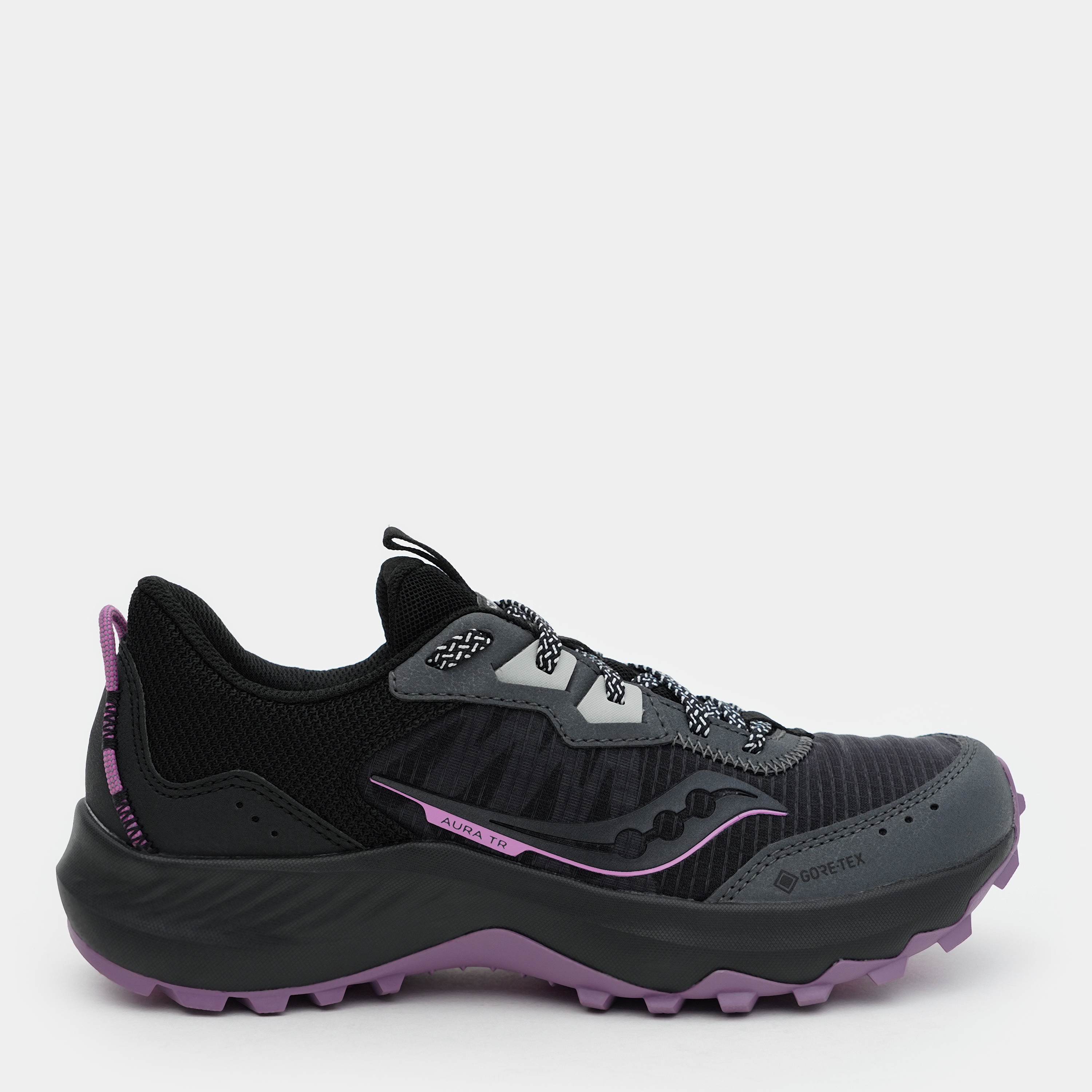 Акція на Жіночі кросівки для бігу Saucony Aura Tr Gtx 10866-10s 37 (6US) 22.5 см Shadow/Black від Rozetka