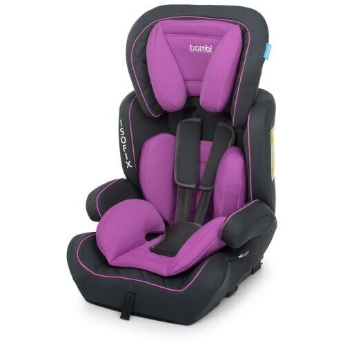 

Автокресло детское Bambi M 4250 группы 1,2,3 с изофикс, серо-фиолетовый (M 4250 )